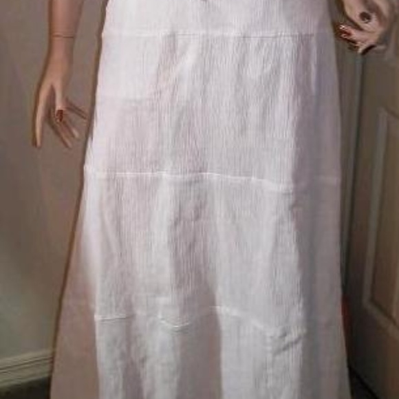 PEASANT~White Gauze~Lace-Up Skirt&Top - Picture 3 of 4